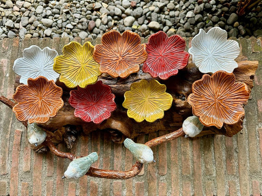 Lilypad with Birds Tealight Tabletop